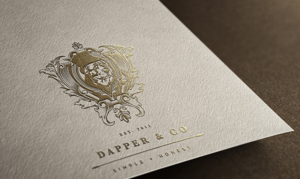 Dapper 01 logo mockup