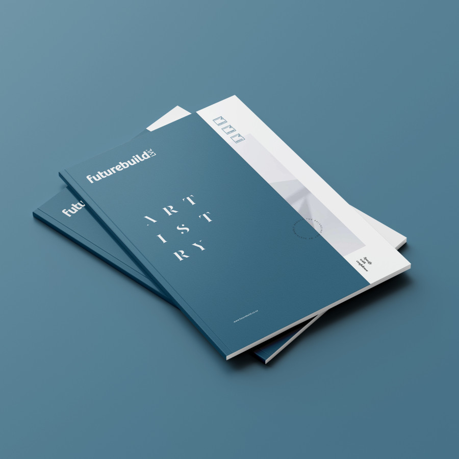 Perfect Binding Brochure Mockup 3