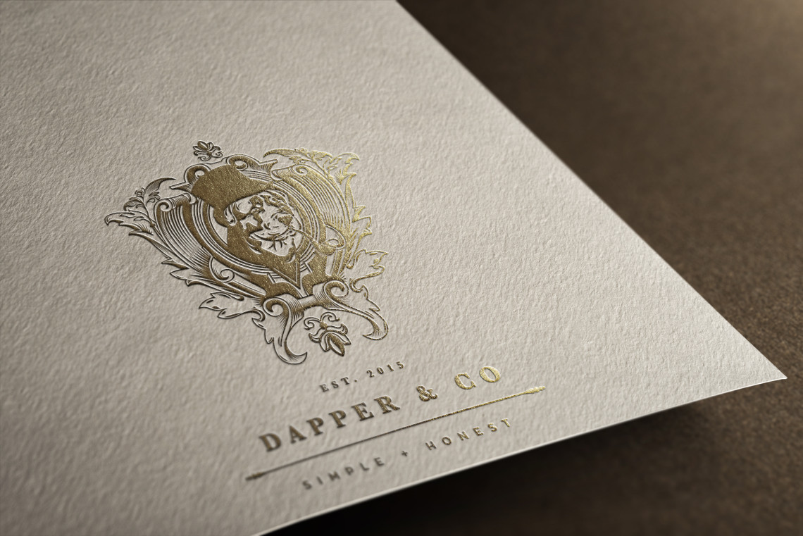 Dapper 01 logo mockup