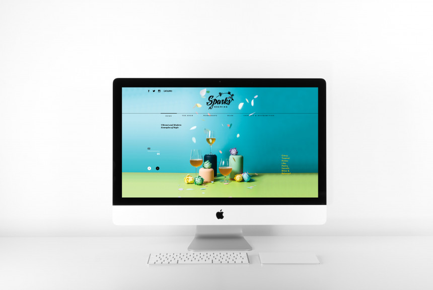 iMac Website Mockup